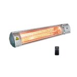 Electric Infrared Carbon Halogen Heater XD-Y Silver