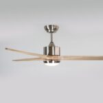 Natural Wood Ceiling Fan With Light – Dai