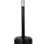 Black / Golden H Mushroom Patio Heater – Semi Used