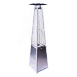 Quartz Pyramid Patio Heater Electric Ignition SS – Semi Used